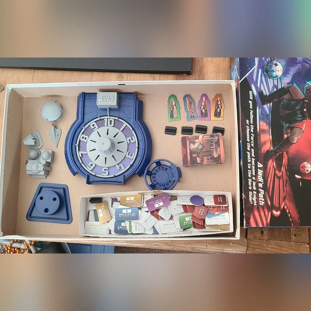 Star Wars Monopoly and Life Board Games all pieces present